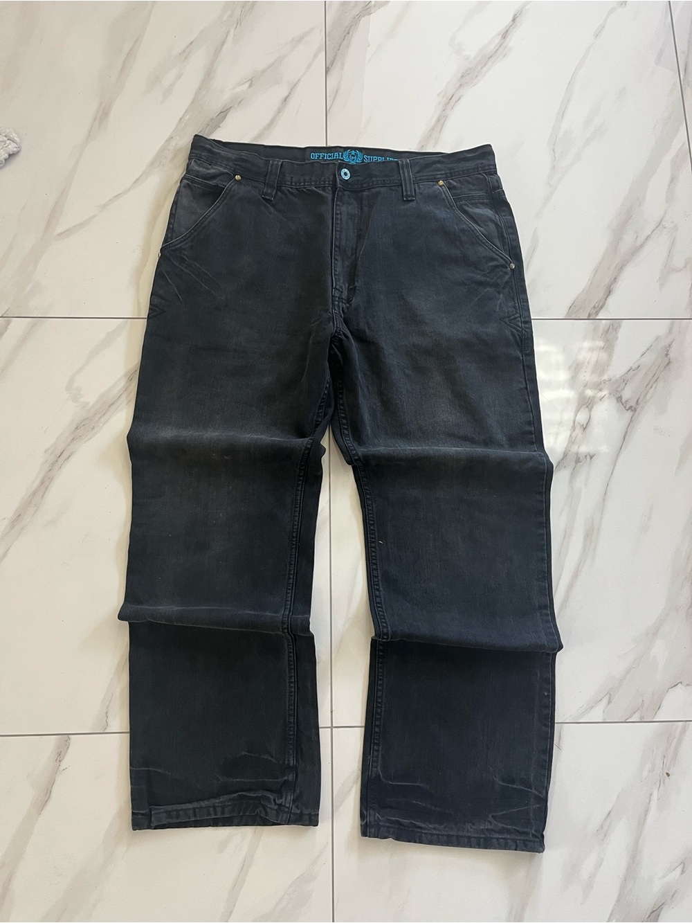 Phat Farm Baggy Men's Black Jeans – Classic Baggy Fit